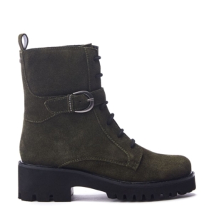 Moda In Pelle Oberon Green Suede Boots