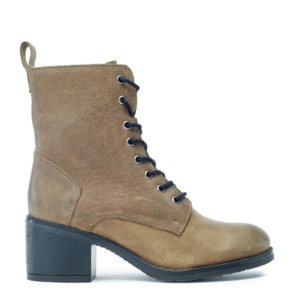 Moda In Pelle Onda Taupe Leather Boots