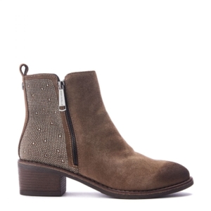 Moda In Pelle Oriane Dark Brown Suede Boots