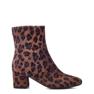 Moda In Pelle Otto Leopard Suede Boots