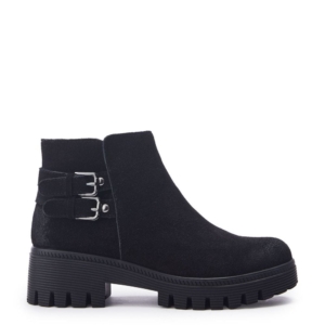 Moda In Pelle Ovah Black Suede Boots