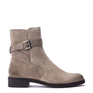 Moda In Pelle Panazol Taupe Suede Boots