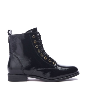 Moda In Pelle Penelopi Black Patent Leather Boots