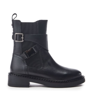 Moda In Pelle Piorro Black Leather Boots