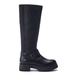 Moda In Pelle Remy Black Leather Boots