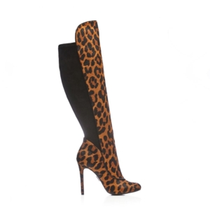 Moda In Pelle Savi Leopard Print Pony Boots