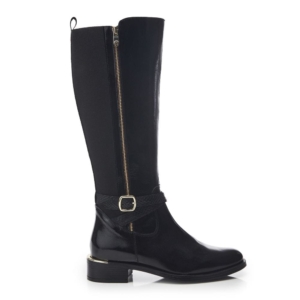 Moda In Pelle Sharla Black Patent Leather Boots