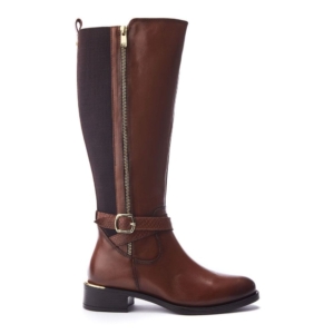 Moda In Pelle Sharla Tan Leather Boots