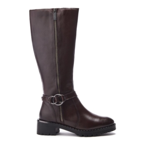Moda In Pelle Sherie Burgundy Leather Boots