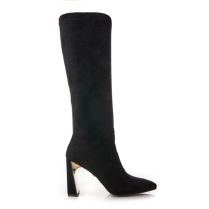 Moda In Pelle Tamika Black Alcantara Boots
