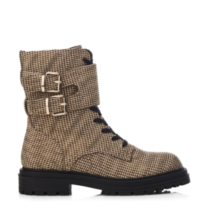 Moda In Pelle Zori Gold Textile Boots