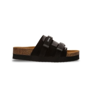 Novesta Mens All Black Partisan Sandal