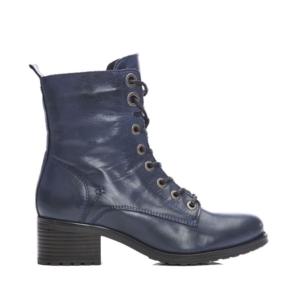 Moda In Pelle Bezzie Navy Leather