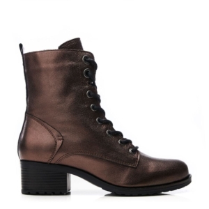 Moda In Pelle Bezzie Pewter Leather