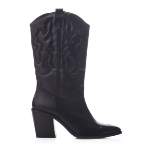 Moda In Pelle Leahannie Black Leather
