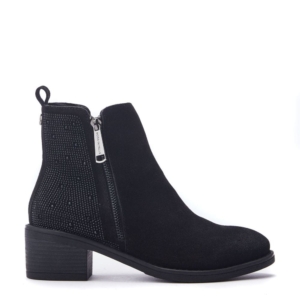 Moda In Pelle Oriane Black Suede