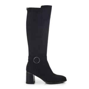 Moda In Pelle Shantel Black Alcantara