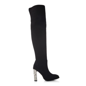 Moda In Pelle Zamaria Black Alcantara