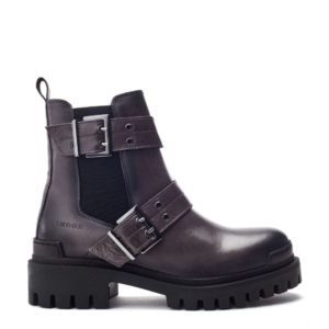 Shoon Sh Ilroy Grey Leather 41