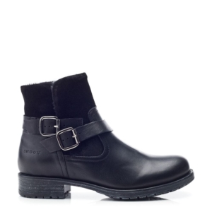 Shoon Sh Oakridge Black Leather 36