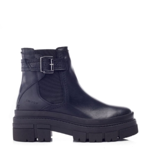 Shoon Sh Oller Black Leather 40
