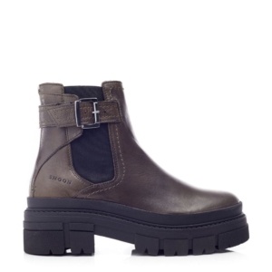 Shoon Sh Oller Olive Leather 41