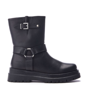 Shoon Sh Orleton Black Leather 36