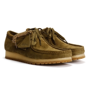 Clarks Originals Wallabee Rb Suede Men's Green Shoes