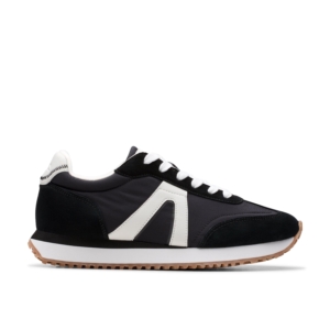 Clarks Women's Calo Run Black Combination Trainers