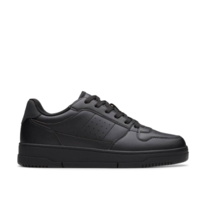 Clarks Women's Christly Court Black Trainers