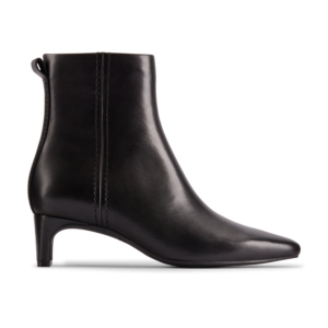 Clarks Women's Edina Up Black Leather Ankle Boots