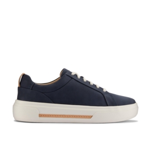 Clarks Women's Hollyhock Walk Navy Nubuck Trainers