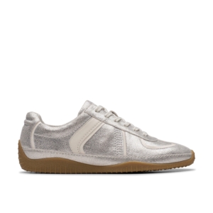Clarks Women's Meridor Lo Metallic Combination Trainers