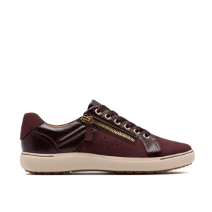 Clarks Women's Nalle Zen Merlot Combination Trainers