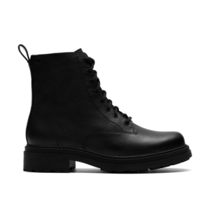 Clarks Women's Orinoco 3 Style Black Leather Lace Up, Ankle Boots