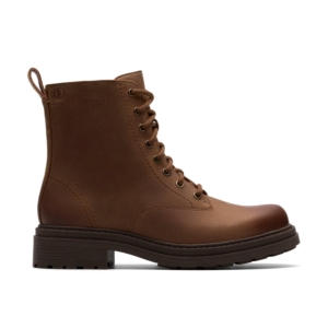 Clarks Women's Orinoco 3 Style Walnut Leather Ankle Boots