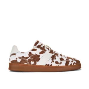 Clarks Women's Seco Speed Cow Print Trainers