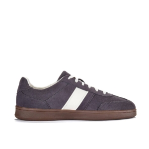 Clarks Women's Seco Speed Dark Grey Suede Trainers