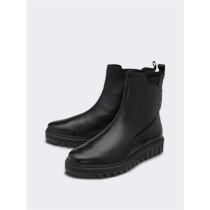 Lotus Kairo Leather Ankle Boot in Black