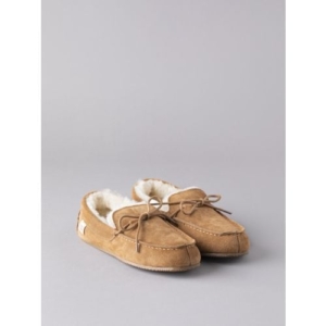 Men's Sheepskin Moccasins in Tan