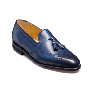 Clive - Navy Hand Painted