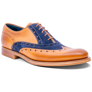 Abingdon - Cedar Calf/Navy Suede