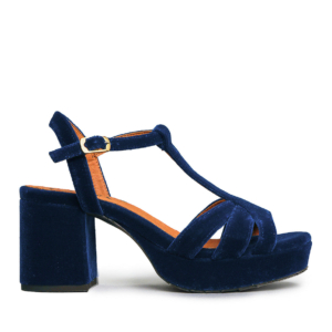 Charlie Velvet Duck Blue