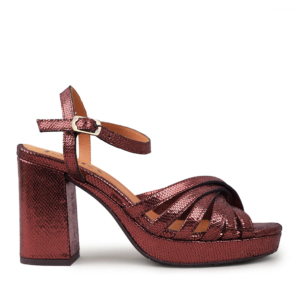 Veronica Metallic Burgundy