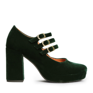 Violet Velvet Dark Green