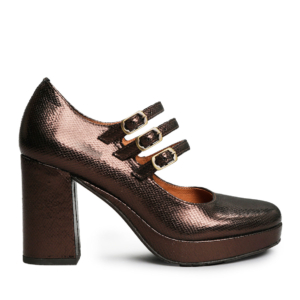 Violet Metallic Dark Brown