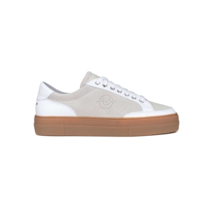 Unseen Footwear Helier White Trainers