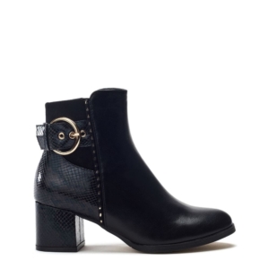 Moda In Pelle Panay Black Porvair
