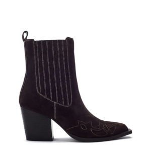 Moda In Pelle Pavia Dark Brown Suede