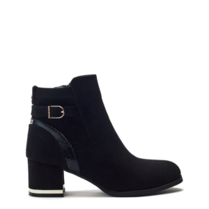 Moda In Pelle Peyari Black Alcantara